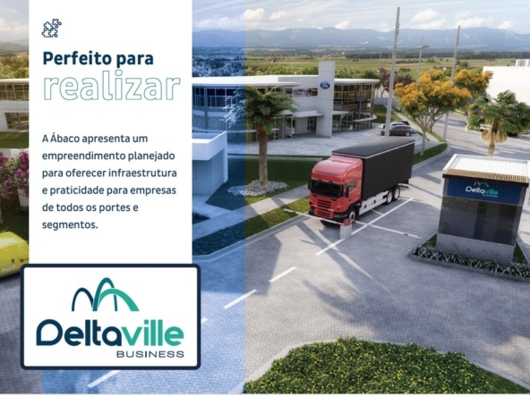 Projeto terrenos industriais Deltaville Business em Biguaçu